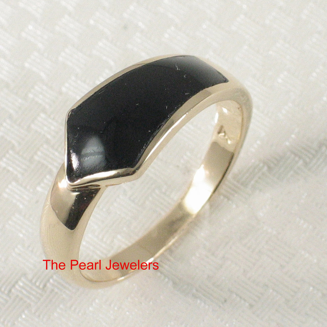 3130401-14k-Yellow-Gold-Arrow-Shaped-Genuine-Black-Onyx-Band-Ring