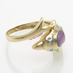 3187402-14k-YG-Diamonds-Cabochon-Cut-Lavender-Jade-Dolphin-Band-Ring