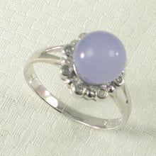 Load image into Gallery viewer, 3198657-14k-White-Gold-Round-Lavender-Jade-Diamond-Solitaire-Ring