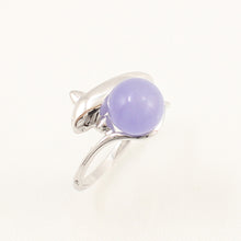 Load image into Gallery viewer, 3199837-14k-White-Solid-Gold-Lavender-Jade-Ring