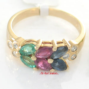 3200044-14k-Gold-Genuine-Diamond-Heirloom-Ruby-Sapphire-Emerald-Ring