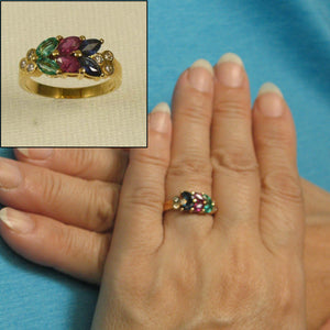 3200044-14k-Gold-Genuine-Diamond-Heirloom-Ruby-Sapphire-Emerald-Ring