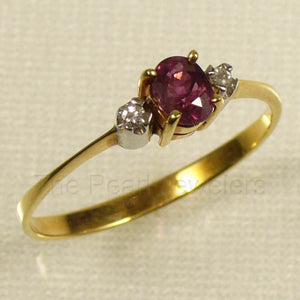 3200112-14k-Yellow-Solid-Gold-Genuine-Diamonds-Natural-Red-Ruby-Ring