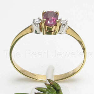 3200112-14k-Yellow-Solid-Gold-Genuine-Diamonds-Natural-Red-Ruby-Ring