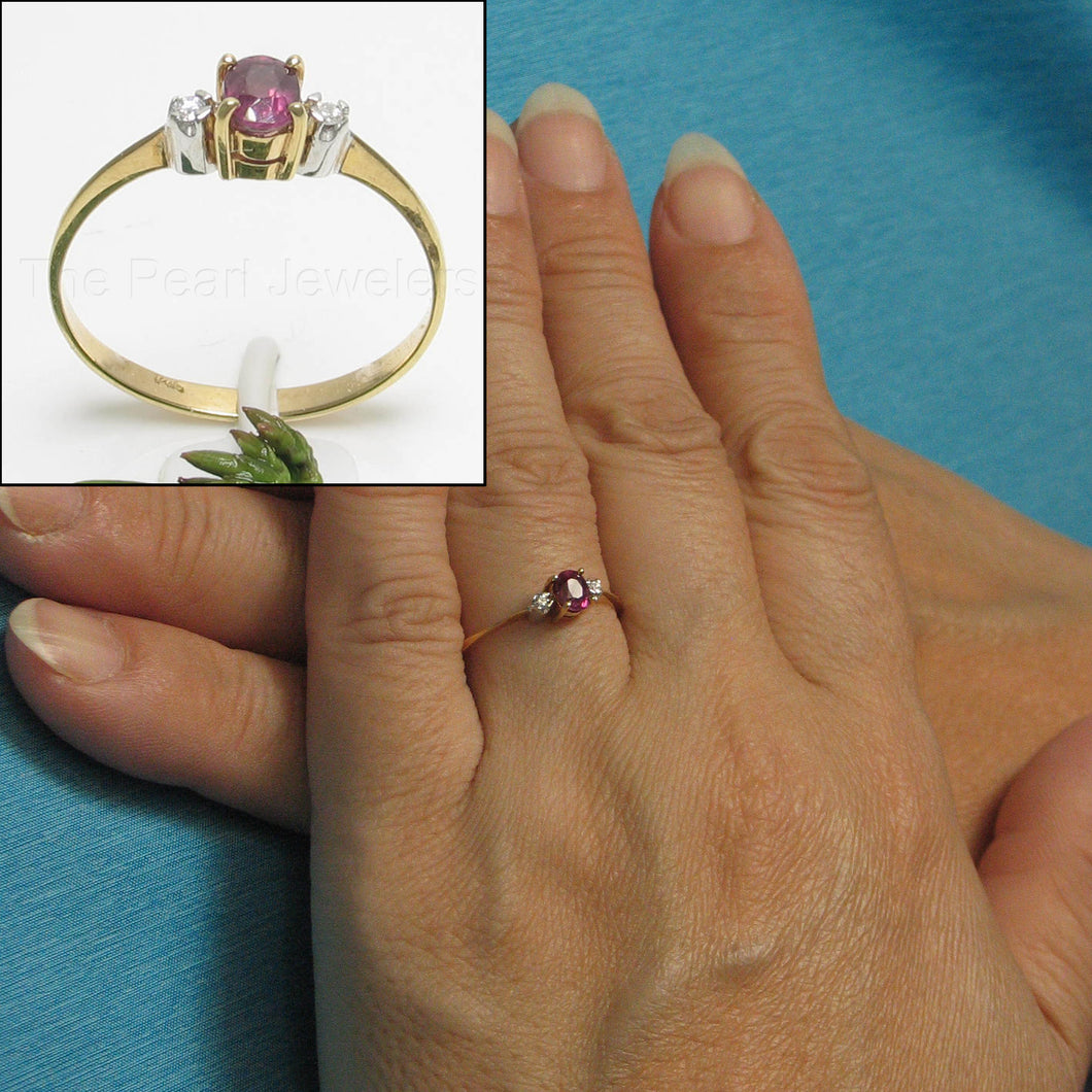3200112-14k-Yellow-Solid-Gold-Genuine-Diamonds-Natural-Red-Ruby-Ring