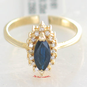 3200161-14k-Yellow-Solid-Gold-Genuine-Diamond-Blue-Marquise-Sapphire-Cocktail-Ring