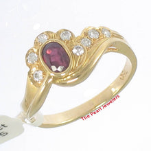 Load image into Gallery viewer, 3200192-Genuine-Natural-Diamond-Ruby-18k-Yellow-Solid-Gold-Ring