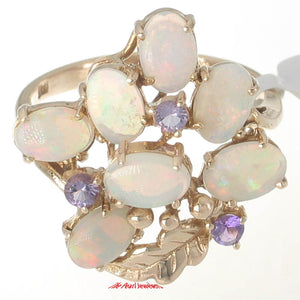 3200270-14k-Solid-Yellow-Gold-Cabochon-Genuine-Opal-Amethyst-Cocktail-Ring