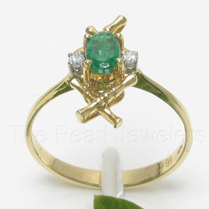 3200283-14k-Solid-Yellow-Gold-Genuine-Natural-Diamond-Oval-Emerald-Ring