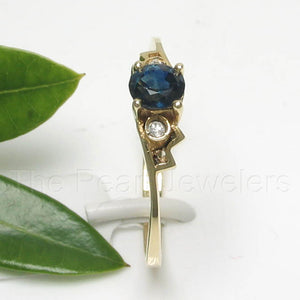 3200311-14k-Solid-Yellow-Gold-Genuine-Diamond-Oval-Natural-Blue-Sapphire-Ring