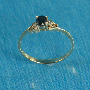 3200312-14k-Solid-Yellow-Gold-Genuine-Diamond-Natural-Blue-Sapphire-Solitaire-Ring