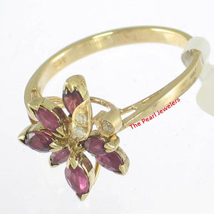 3200472-14kt-Genuine-Diamond-Marquise-Natural-Red-Rubies-Cocktail-Ring