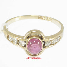 Load image into Gallery viewer, 3200482-14k-Solid-Yellow-Gold-Genuine-Diamond-Natural-Red-Ruby-Ring