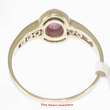 Load image into Gallery viewer, 3200482-14k-Solid-Yellow-Gold-Genuine-Diamond-Natural-Red-Ruby-Ring