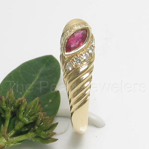 3200592-14k-Yellow-Solid-Gold-Genuine-Natural-Red-Marquise-Ruby-Diamonds-Ring