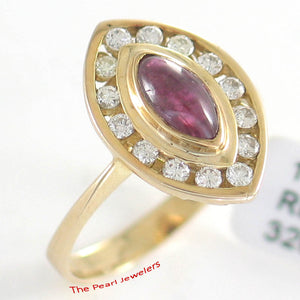 3200622-14k-Yellow-Solid-Gold-Genuine-Natural-Red-Marquise-Ruby-Diamond-Ring