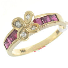 Load image into Gallery viewer, 3200662-14k-Solid-Yellow-Gold-Genuine-Diamond-Natural-Red-Ruby-Cocktail-Ring