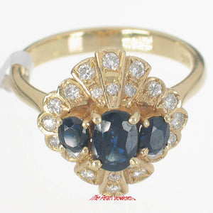 3200721-18k-Yellow-Gold-Genuine-Diamond-Natural-Blue-Sapphire-Cocktail-Ring