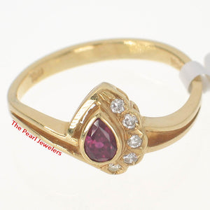 3200752-Genuine-Diamond-Natural-Red-Pear-Ruby-18k-Solid-Yellow-Gold-Solitaire-Ring