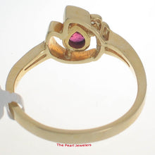 Load image into Gallery viewer, 3200792-18k-Solid-Gold-Genuine-Diamonds-Natural-Red-Ruby-Cocktail-Ring