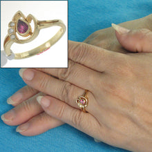 Load image into Gallery viewer, 3200792-18k-Solid-Gold-Genuine-Diamonds-Natural-Red-Ruby-Cocktail-Ring