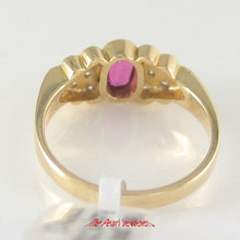 Load image into Gallery viewer, 3200912-18k-Solid-Yellow-Gold-Genuine-Diamond-Natural-Red-Ruby-Solitaire-Ring