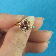 Load image into Gallery viewer, 3200932-18k-Solid-Yellow-Gold-Genuine-Diamond-Natural-Red-Ruby-Cocktail-Ring