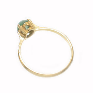 3201023-14k-Yellow-Solid-Gold-Genuine-Natural-Green-Oval-Emerald-Solitaire-Ring