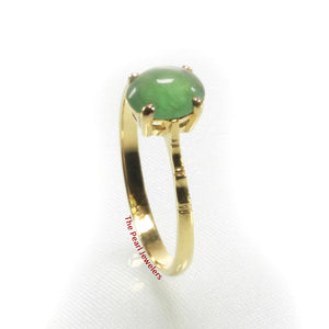 3201023-14k-Yellow-Solid-Gold-Genuine-Natural-Green-Oval-Emerald-Solitaire-Ring