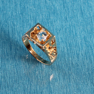 3300194-14K-Solid-Yellow-Gold-Aquamarine-Solitaire-Ring