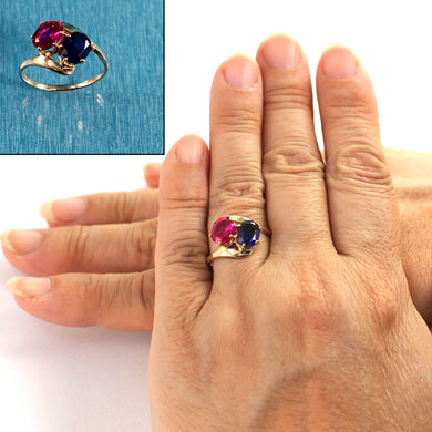 3300211-14K-Solid-Yellow-Gold-Ruby-Sapphire-Cocktail-Ring