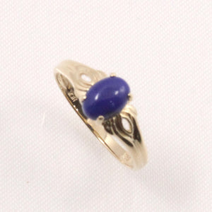 3300411-14k-Yellow-Gold-Cabochon-Oval-Lapis-Solitaire-Ring