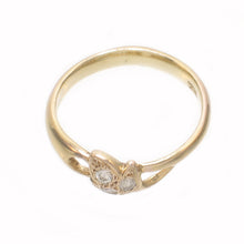 Load image into Gallery viewer, 3400040-18k-Solid-Yellow-Gold-Round-Brilliant-Genuine-Diamonds-Cocktail-Ring