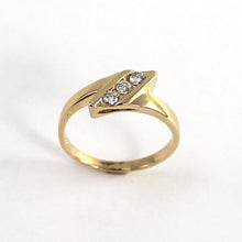 Load image into Gallery viewer, 3400050-14k-Solid-Yellow-Gold-Round-Brilliant-Genuine-Diamonds-Cocktail-Ring