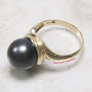 3T00001-Genuine-Black-Tahitian-Pearl-14k-Solid-Yellow-Gold-Solitaire-Ring