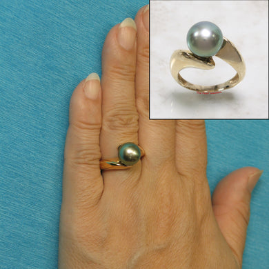 3T00022-14kt-Solid-Yellow-Gold-Green-Tone-Genuine-Tahitian-Pearl-Solitaire-Ring
