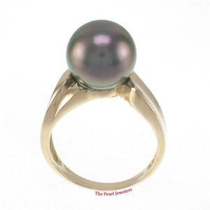 3T00031B-Genuine-Natural-Black-Tahitian-Pearl-14kt-Solid-Yellow-Gold-Solitaire-Ring