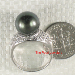 3T00136-Genuine-Diamonds-Black-Tahitian-Pearl-14kt-White-Solid-Gold-Cocktail-Ring