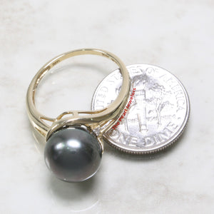 3T00221-Beautiful-Genuine-Black-Tahitian-Pearl-14kt-Solid-Yellow-Gold-Solitaire-Ring