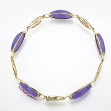Load image into Gallery viewer, 4100192-14k-Gold-Four-Partitions-of-Longevity-Symbol-Lavender-Jade-Bracelet