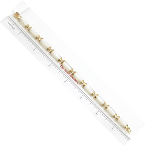 4100220-14k-Gold-Joy-Clasp-10-segments-White-Mother-of-Pearl-Bracelet