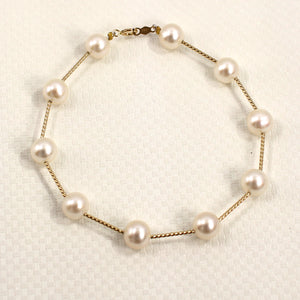 4500130-White-Cultured-Pearl-14k-Gold-Bracelet-Fit-Your-Personal-Style