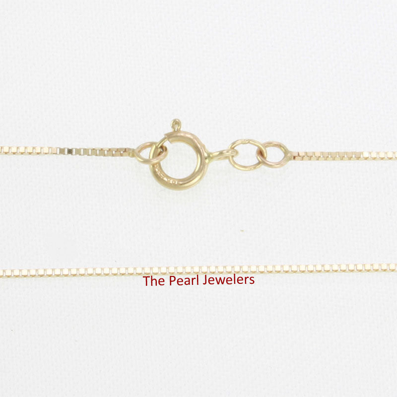 580011-Real-Solid-14k-Yellow-Gold-0.6mm-Classic-Box-Chain-Necklace