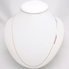Load image into Gallery viewer, 580014-Real-14k-Solid-White-Gold-0.6 mm-Classic-Box-Chain-Necklaces