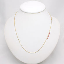 Load image into Gallery viewer, 580016-14k-Solid-Yellow-Gold-Reflection-Box-Style-Chain-Necklace