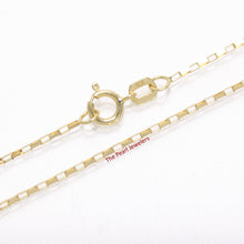 Load image into Gallery viewer, 580016-14k-Solid-Yellow-Gold-Reflection-Box-Style-Chain-Necklace