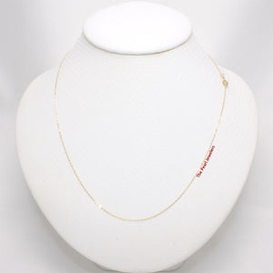 580018-14k-Solid-Yellow-Gold-Flat-Round-Cable-Style-Chain-Necklace