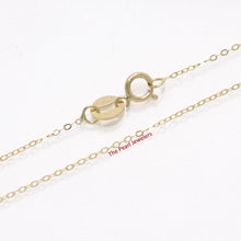 Load image into Gallery viewer, 580018-14k-Solid-Yellow-Gold-Flat-Round-Cable-Style-Chain-Necklace
