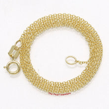 Load image into Gallery viewer, 580019-14k-Solid-Yellow-Gold-Long-Cable-Style-Chain-Necklace