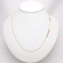 Load image into Gallery viewer, 580020-14k-Yellow-Solid-Gold-Round-Cable-Style-Chain-Necklace